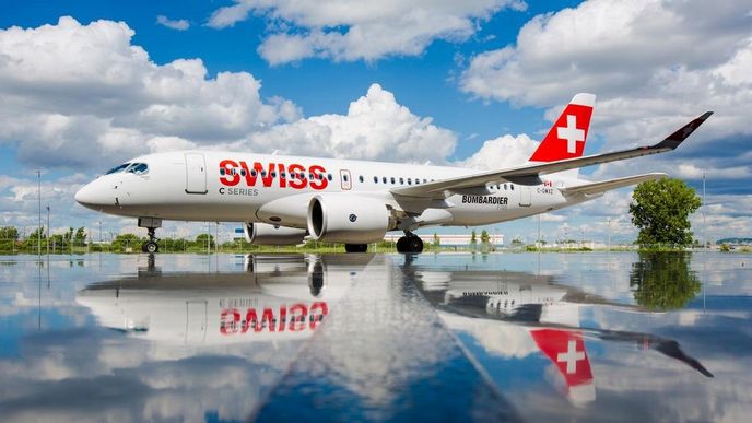 Výroba a testování Bombardieru CS100 pro aerolinky Swiss Výroba a testování Bombardieru CS100 pro aerolinky Swiss