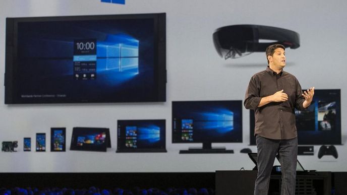 Terry Myerson, šéf divize Windows and Devices v Microsoftu. Terry Myerson, šéf divize Windows and Devices v Microsoftu.