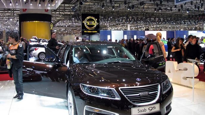 Saab, model 9-5 z roku 2011 Saab, model 9-5 z roku 2011