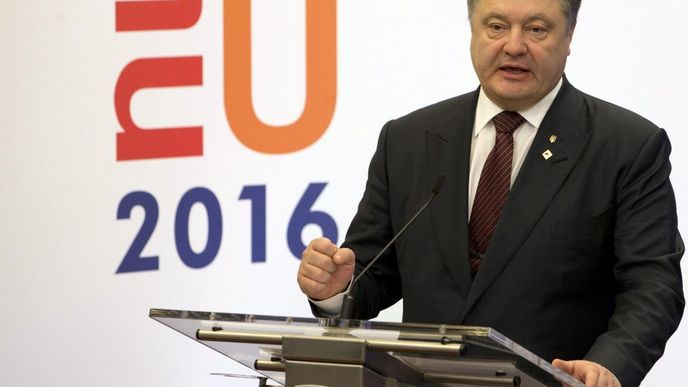 Ukrajinský prezident Petro Porošenko Ukrajinský prezident Petro Porošenko