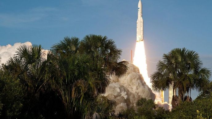Start rakety Ariane 5 Start rakety Ariane 5