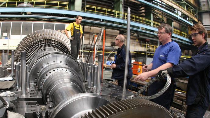 Výroba turbíny ve Škodě Power Výroba turbíny ve Škodě Power
