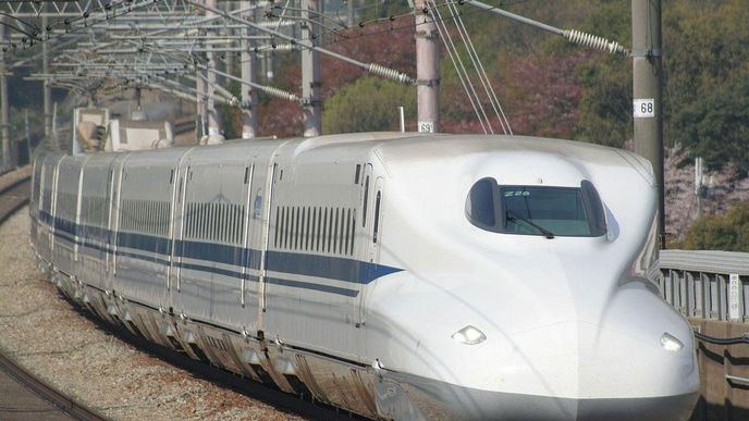 Japonský vlak Šinkanzen Japonský vlak Šinkanzen