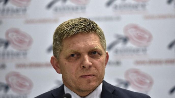 Slovenský premiér a šéf strany Směr-SD Robert Fico Slovenský premiér a šéf strany Směr-SD Robert Fico
