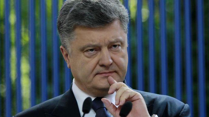 Ukrajinský prezident Petro Porošenko Ukrajinský prezident Petro Porošenko