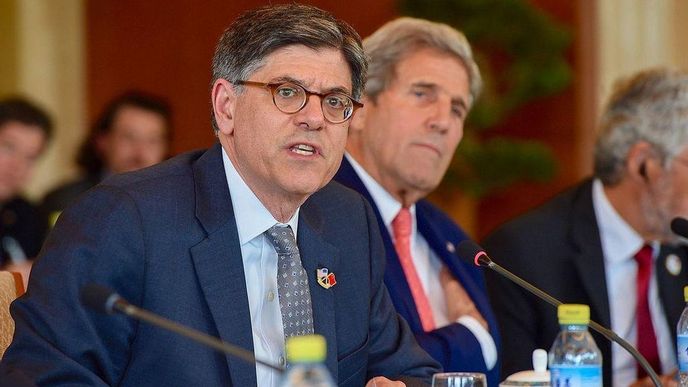 Americký ministr financí Jack Lew Americký ministr financí Jack Lew