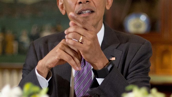 Americký prezident Barack Obama Americký prezident Barack Obama