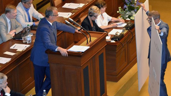 Andrej Babiš v roztržce s Miroslavem Kalouskem Andrej Babiš v roztržce s Miroslavem Kalouskem