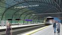 Vizualizace připravované trasy Praha - Kladno s připojením na letiště Vizualizace připravované trasy Praha - Kladno s připojením na letiště