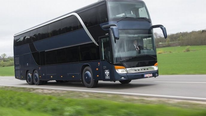 Autobus Setra S431DT, který nakoupí Student Agency Autobus Setra S431DT, který nakoupí Student Agency