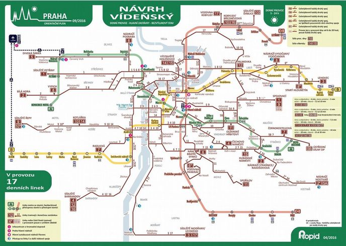Zelený návrh na řešení tramvajové sítě Zelený návrh na řešení tramvajové sítě