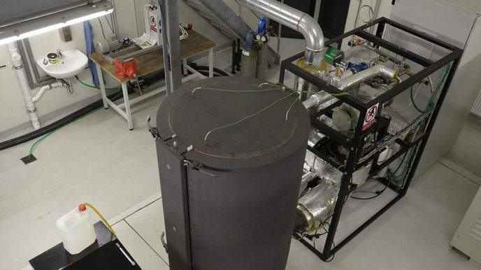 Mikroelektrárna na štěpku ČVUT Mikroelektrárna na štěpku ČVUT