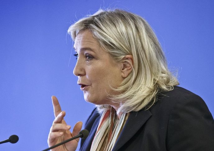 Marine Le Penová, šéfka francouzské Národní fronty Marine Le Penová, šéfka francouzské Národní fronty