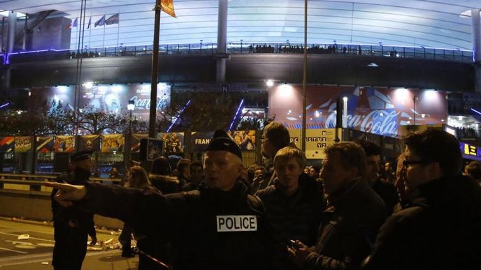 Pařížský stadion Stade de France po teroristickém útoku Pařížský stadion Stade de France po teroristickém útoku