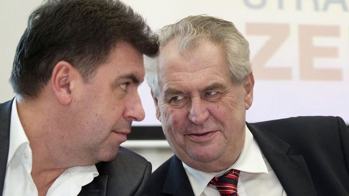 Martin Nejedlý a Miloš Zeman Martin Nejedlý a Miloš Zeman