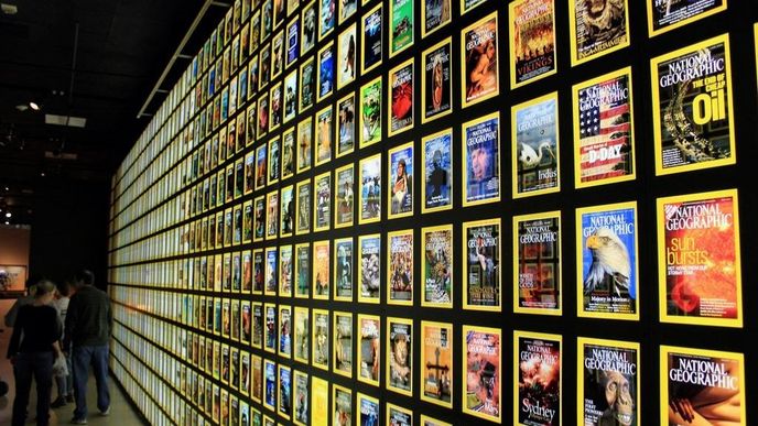 Výstava obálek magazínů National Geographic Výstava obálek magazínů National Geographic