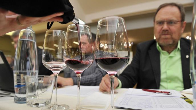 Degustace vína v rámci Salonu vín Degustace vína v rámci Salonu vín