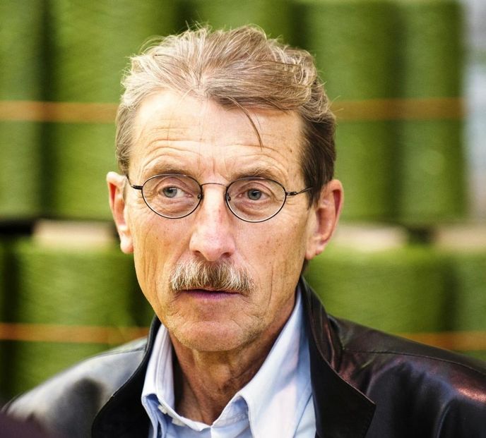 Jiří Hlavatý, majitel a ředitel textilky Juta Jiří Hlavatý, majitel a ředitel textilky Juta