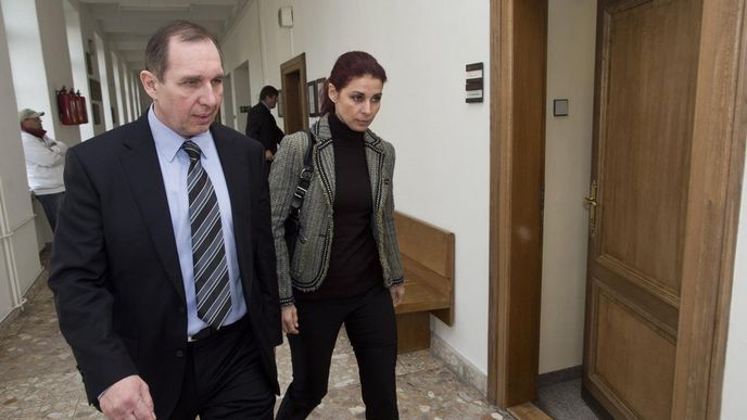 Obžalovaní Petr Kott a Kateřina Pancová Obžalovaní Petr Kott a Kateřina Pancová