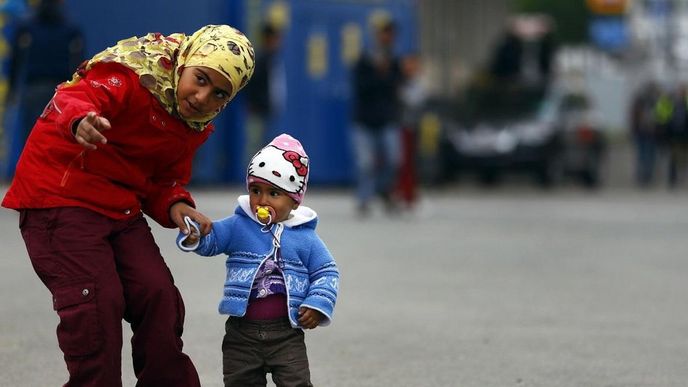 Ilustrační foto migrantů Ilustrační foto migrantů