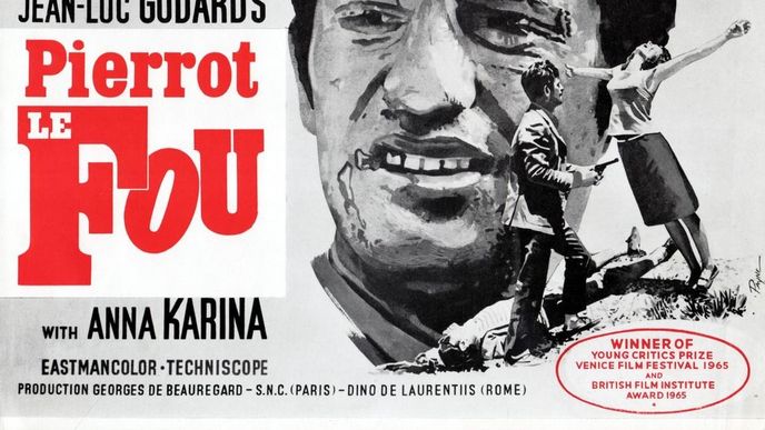 Upoutávka na film Bláznivý Petříček od režiséra Nean-Luc Godarda, který bude na festivalu uveden Upoutávka na film Bláznivý Petříček od režiséra Nean-Luc Godarda, který bude na festivalu uveden