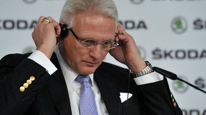 Předseda představenstva automobilky Škoda Auto Winfried Vahland Předseda představenstva automobilky Škoda Auto Winfried Vahland