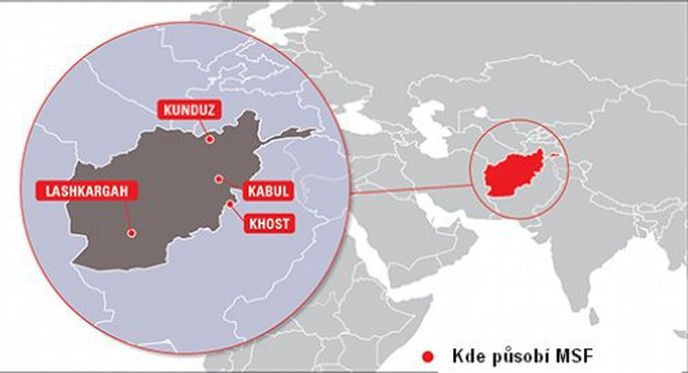 Kliniky Lékařů bez hranic v Afghánistánu Kliniky Lékařů bez hranic v Afghánistánu