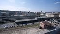 Okolí Masarykova nádraží, pohled z Florentina Okolí Masarykova nádraží, pohled z Florentina