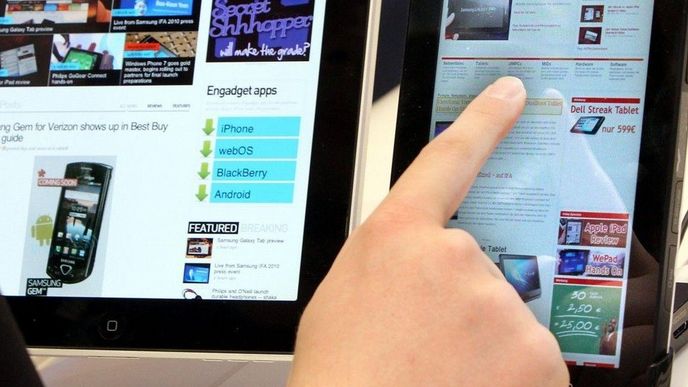 tablety, Apple, Samsung tablety, Apple, Samsung