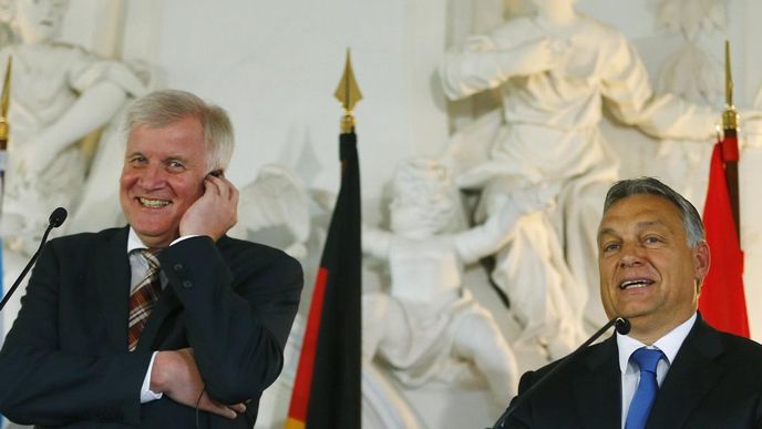 Viktor Orbán a Horst Seehofer Viktor Orbán a Horst Seehofer
