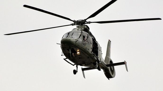 Vrtulník německé policie Vrtulník německé policie
