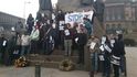 Protest na pražském Václavském náměstí Protest na pražském Václavském náměstí