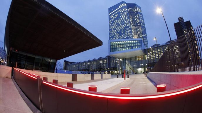 Sídlo ECB ve Frankfurtu Sídlo ECB ve Frankfurtu