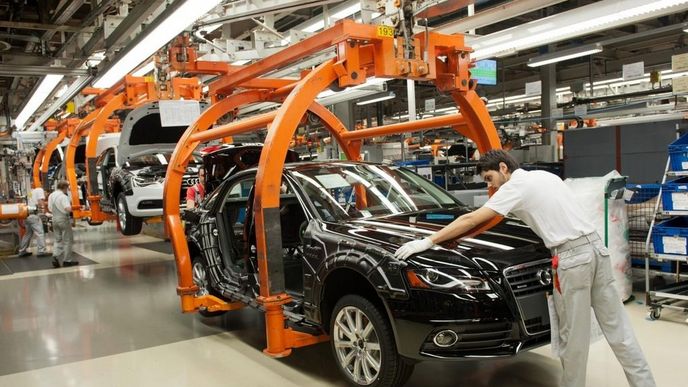 Továrna Audi v Ingolstadtu Továrna Audi v Ingolstadtu