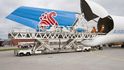 Nakládka kormidla pro Airbus A380 aerolinek China Southern Airlines Nakládka kormidla pro Airbus A380 aerolinek China Southern Airlines