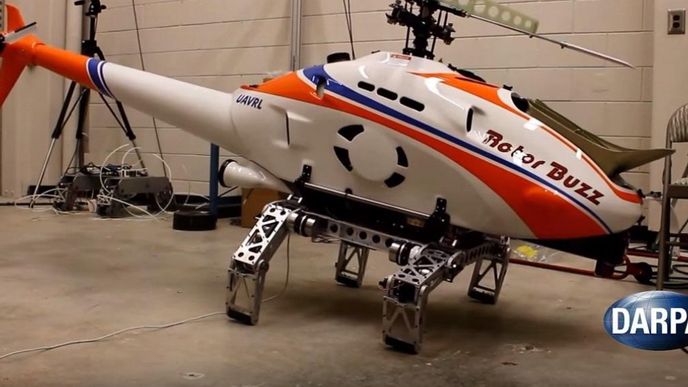 robotické přistávací nožičky v akci robotické přistávací nožičky v akci