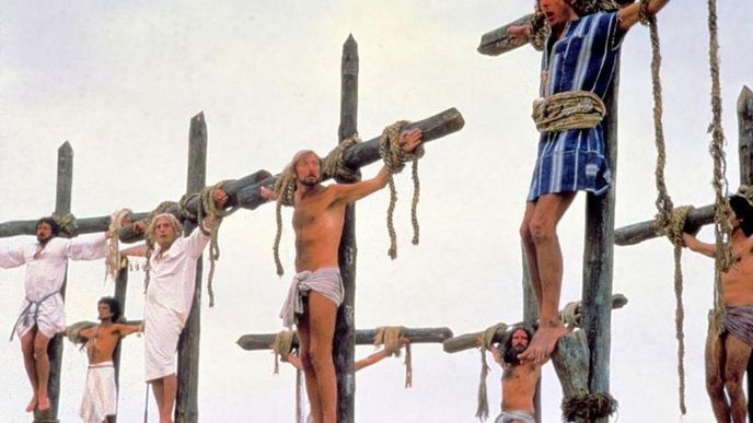 Z montypythonovského filmu Život Briana, ilustrační foto Z montypythonovského filmu Život Briana, ilustrační foto