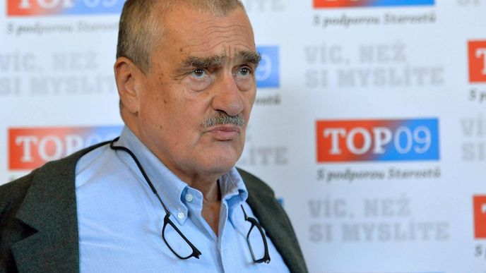 Karel Schwarzenberg, předseda TOP 09 Karel Schwarzenberg, předseda TOP 09