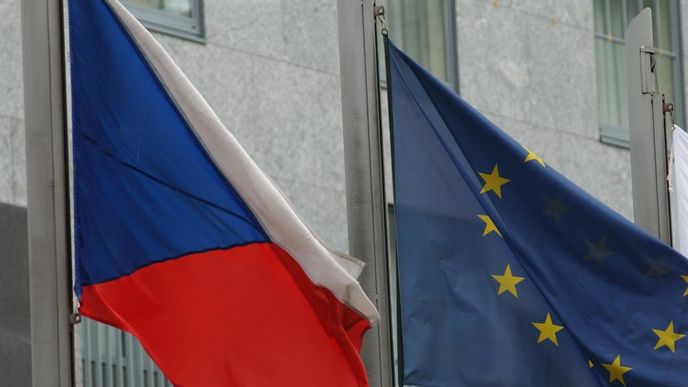 Vlajky ČR a EU Vlajky ČR a EU