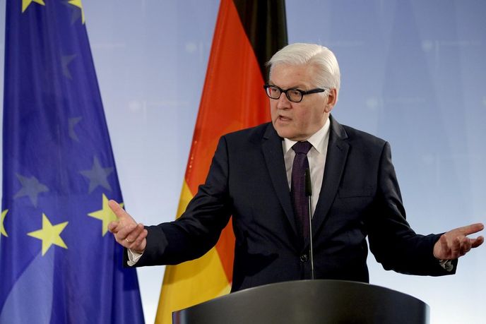 Německý ministr zahraničí Frank-Walter Steinmeier Německý ministr zahraničí Frank-Walter Steinmeier