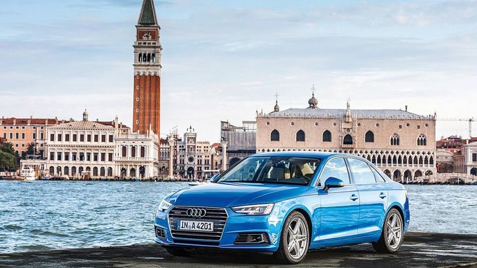 Nové Audi A4 zažije světovou premiéru na autosalonu ve Frankfurtu nad Mohanem. Jeho předchůdce Audi 80 si zakoupil každý pátý zákazník automobilky Nové Audi A4 zažije světovou premiéru na autosalonu ve Frankfurtu nad Mohanem. Jeho předchůdce Audi 80 si zakoupil každý pátý zákazník automobilky