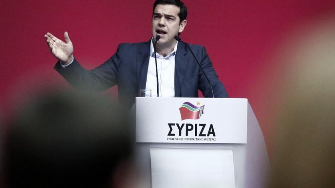 Lídr řecké strany SYRIZA Alexis Tsipras Lídr řecké strany SYRIZA Alexis Tsipras