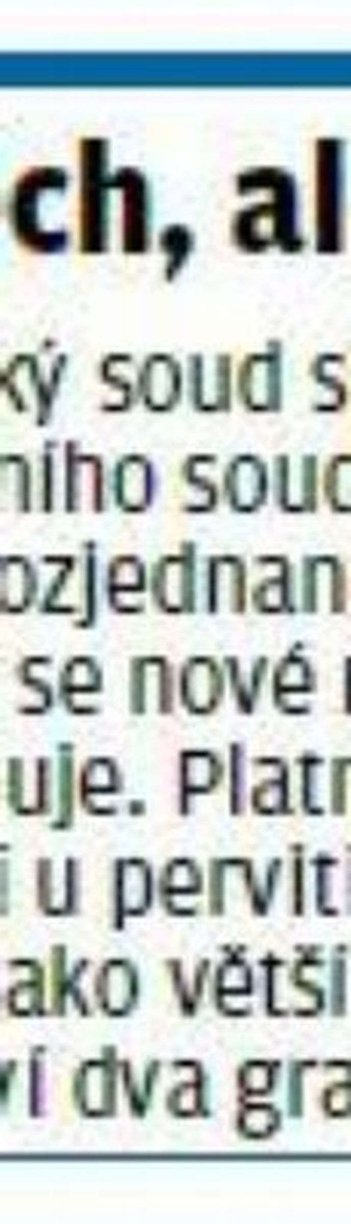 Úspěch, ale... Úspěch, ale...