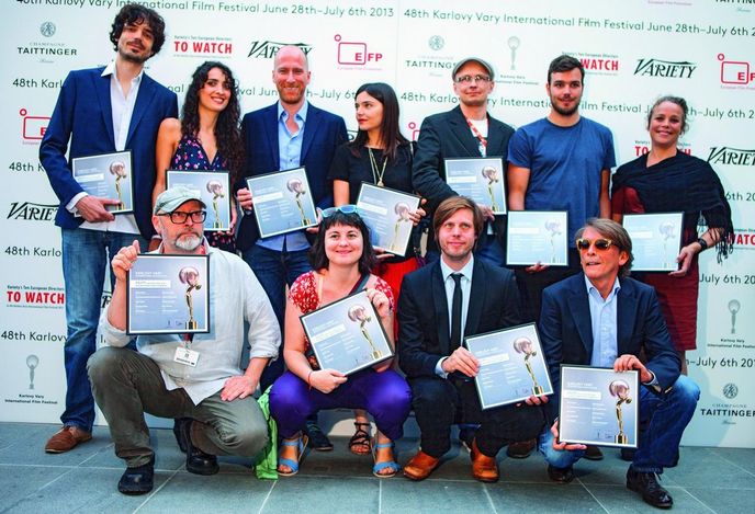 V Karlových Varech se prezentovali jako
každý rok pod hlavičkou časopisu Variety nadějní evropští režiséři V Karlových Varech se prezentovali jako
každý rok pod hlavičkou časopisu Variety nadějní evropští režiséři