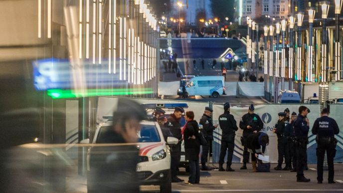 Policie v Bruselu Policie v Bruselu