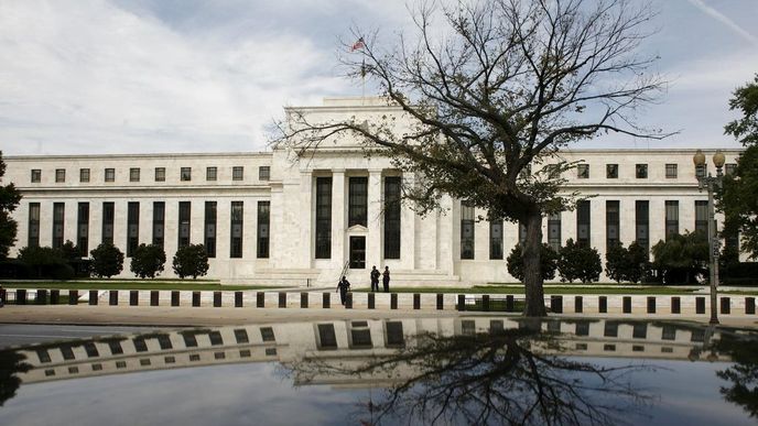 Budova americké centrální banky Fed ve Washingtonu Budova americké centrální banky Fed ve Washingtonu