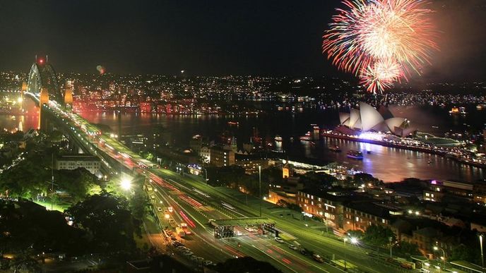 Ohňostroj v Sydney Ohňostroj v Sydney