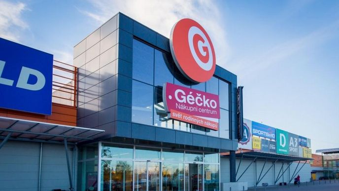 Českobudějovické nákupní centrum Géčko Českobudějovické nákupní centrum Géčko