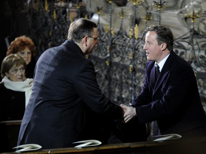 Petr Nečas a David Cameron Petr Nečas a David Cameron