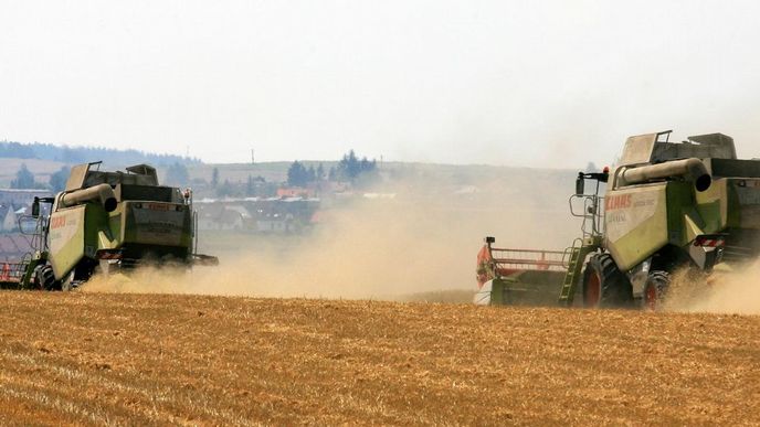 Sklizeň na Jihlavsku Sklizeň na Jihlavsku
